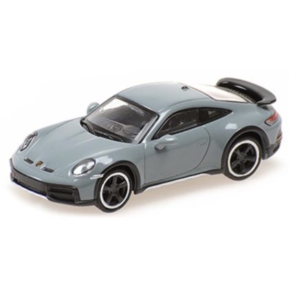 Minichamps Modelauto - Porsche 911 - grijs/groen