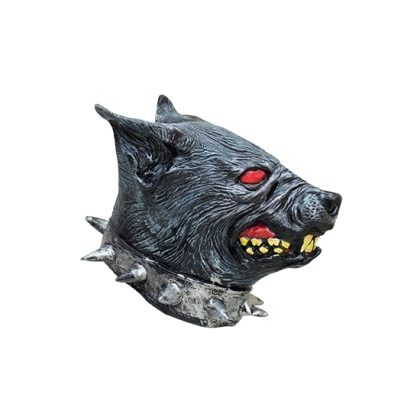 Funny Fashion Dierenmasker hellhond van latex