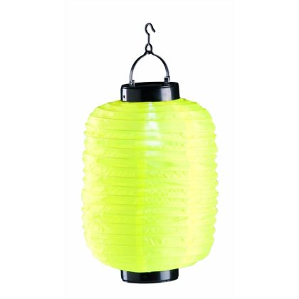 Merkloos Gele solar lampion 35 cm