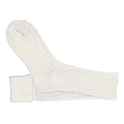 Merkloos Tiroler dames kousen wit