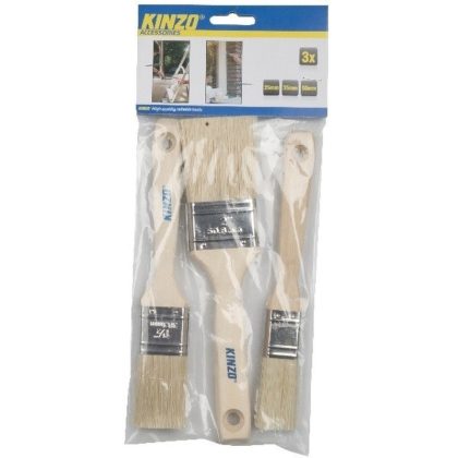 Kinzo Verfkwasten set 3 stuks