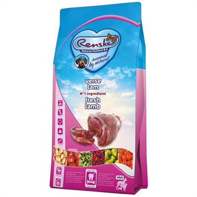 Van der Meer RENSKE SUPER PREMIUM ADULT LAM GRAANVRIJ HYPOALLERGEEN 12 KG