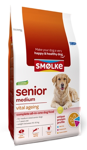 Van der Meer SMOLKE SENIOR MEDIUM BROKKEN 12 KG