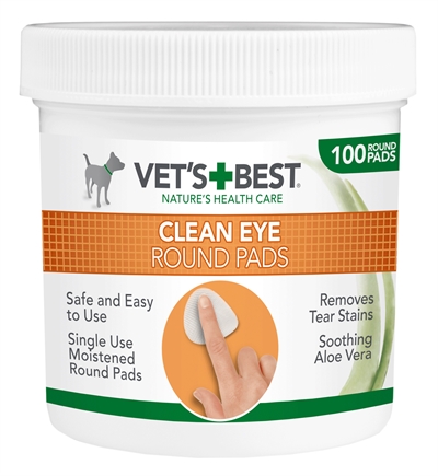 Van der Meer VETS BEST CLEAN EYE ROUND PADS 100 ST