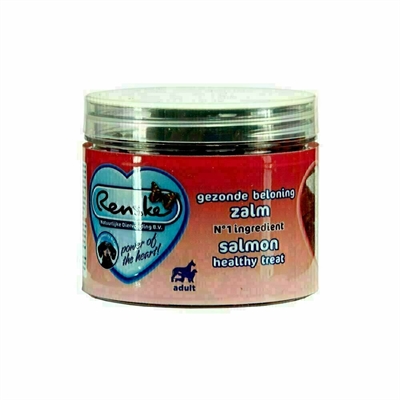 Van der Meer RENSKE HOND GEZONDE BELONING MINI HARTJES ZALM 100 GR