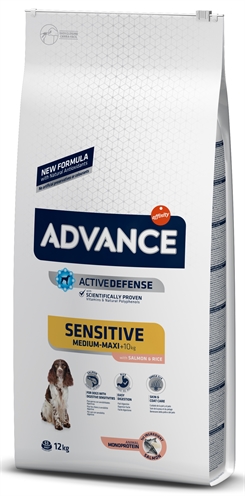Van der Meer ADVANCE SENSITIVE SALMON / RICE 12 KG