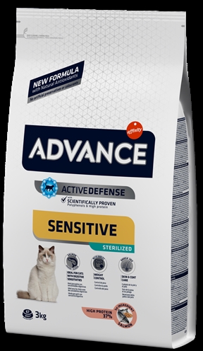 Van der Meer ADVANCE CAT STERILIZED SENSITIVE SALMON 3 KG