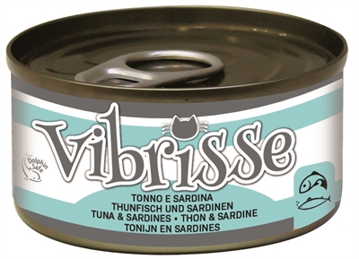 Van der Meer VIBRISSE CAT TONIJN / SARDINES 70 GR