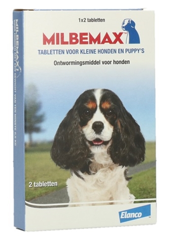 Van der Meer MILBEMAX KLEINE HOND / PUP 0,5-10 KG 2 TBL