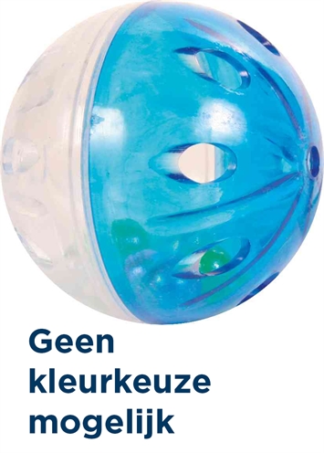 TRIXIE SET RATELBALLEN KUNSTSTOF ASSORTI 4,5 CM 4X4 ST