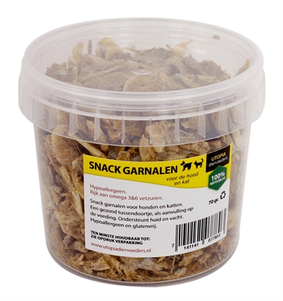 Van der Meer UTOPIA GEDROOGDE SNACKGARNALEN 70 GR