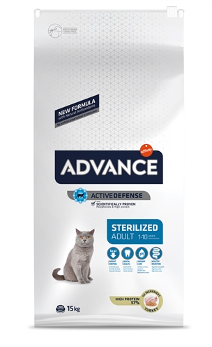 Van der Meer ADVANCE CAT STERILIZED TURKEY / RICE 15 KG