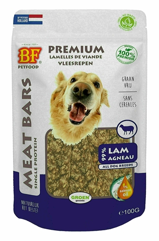 Van der Meer BIOFOOD MEAT BARS LAM 100 GR