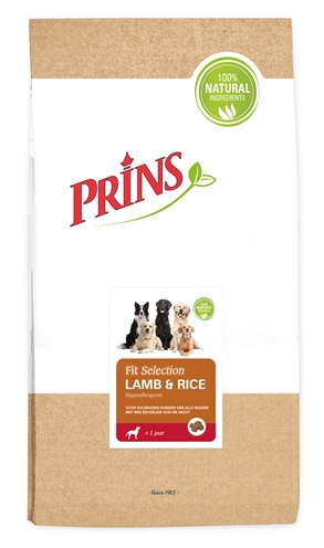 Van der Meer PRINS FIT SELECTION LAMB & RICE 14 KG