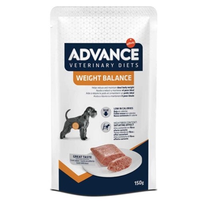 Van der Meer ADVANCE VETERINARY DIET DOG WEIGHT BALANCE 8X150 GR