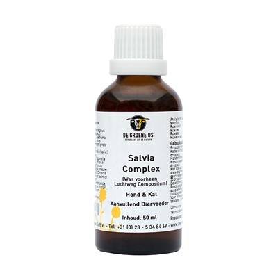 Van der Meer DE GROENE OS SALVIA COMPLEX HOND / KAT 50 ML