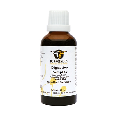 Van der Meer DE GROENE OS DIGESTIVO COMPLEX HOND / KAT 50 ML