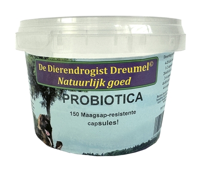 Van der Meer DIERENDROGIST PROBIOTICA CAPSULES 150 ST