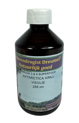 Van der Meer DIERENDROGIST KRILL / VISOLIE 250 ML