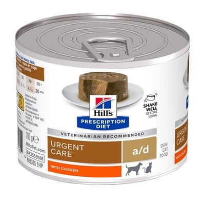 Van der Meer HILL'S CANINE / FELINE A/D URGENT CARE 12X200 GR