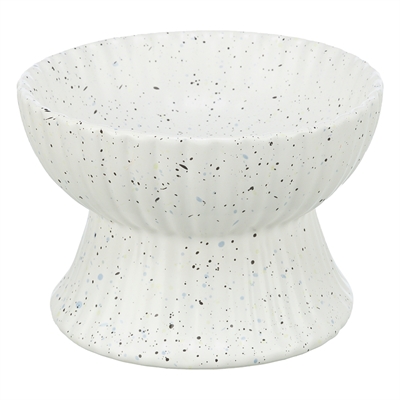 TRIXIE VOERBAK / DRINKBAK KAT VERHOOGD KERAMIEK WIT 200 ML 13 CM