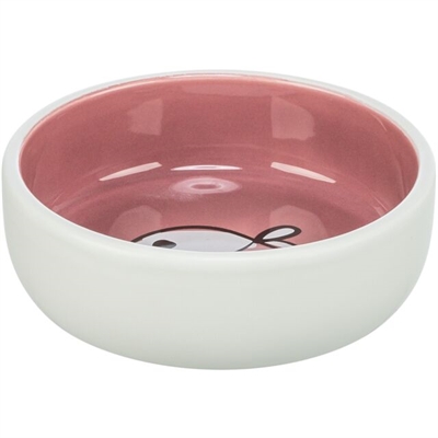 TRIXIE VOERBAK / DRINKBAK KAT KERAMIEK ASSORTI 300 ML 13 CM