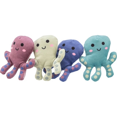 TRIXIE OCTOPUS PLUCHE MET CATNIP ASSORTI 10 CM