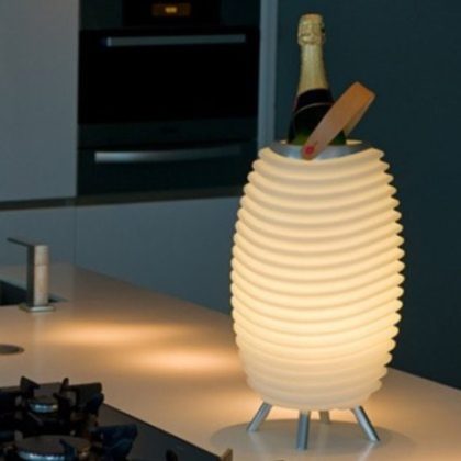 Kooduu Lamp Kooduu Synergy 35-S - Bluetooth Speaker - LED Lamp - Wijnkoeler