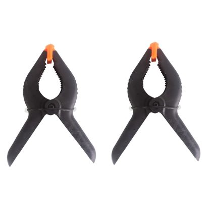 DID 1x Hobby lijmklem / veerklem zwart 15 cm