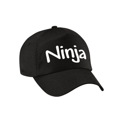 Bellatio Decorations Ninja verkleed pet zwart kinderen