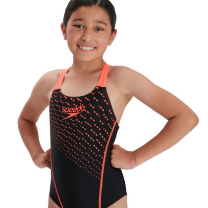 Speedo Eco Medley Logo Medalist Badpak meisjes 140