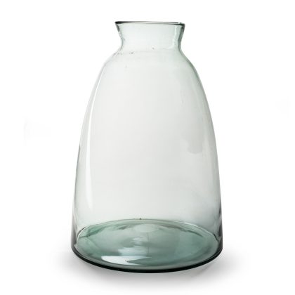 Jodeco Bloemenvaas - Eco glas transparant - H55 x D38 cm