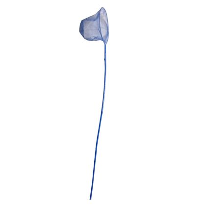 Gebro Visnet - bamboe hout - blauw - 80 cm - schepnet