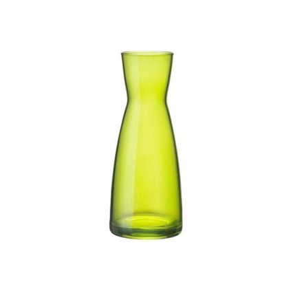 Merkloos Groene karaf of vaas 20.5 cm