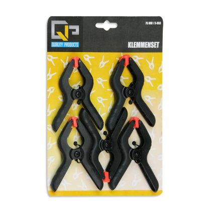 Merkloos Hobby lijmklemmen - 7,5 cm - 5x stuks