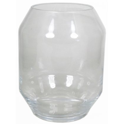 Bellatio flowers & plants Ronde vaas helder glas 25 cm