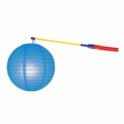 Shoppartners Sint Maarten lampionset blauw 25 cm