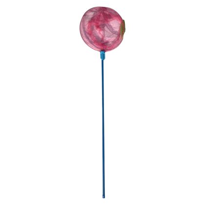 Gebro Visnet/schepnet - kunststof - roze - 90 x 25 cm