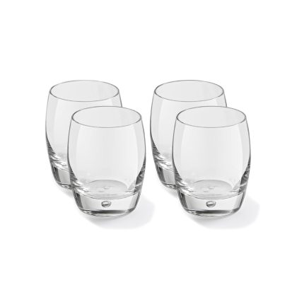 Merkloos Whisky glazen - 4x - Artisan serie - transparant - 360 ml