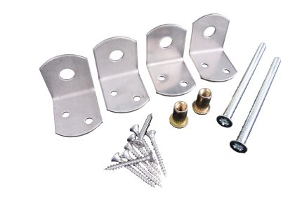 Intergard L-beslag RVS fencefix vlechtschermsteunen t.b.v. houtbeton schuttingen