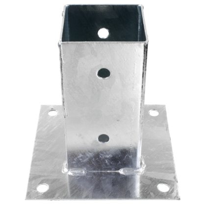 Intergard Voetsteun paalvoet RVS tuinscherm paalhouder 71mm
