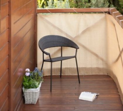 Intergard Balkondoek balkonscherm bamboe orange 5 meter