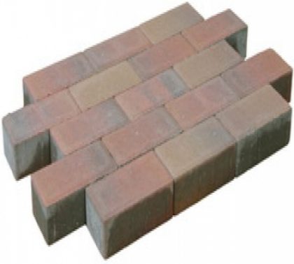 Intergard Trommelstenen of koppelstones dikformaat Oud bont 20x6,6x7cm (m2)