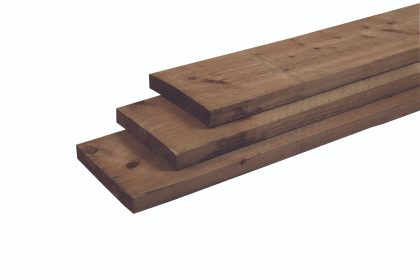 Intergard Steigerplanken steigerhout chestnut brown 250cm (30x195mm)