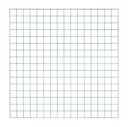 Intergard Gaaspaneel draadmat gaasmat tuinscherm zwart 180x180cm