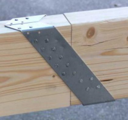Intergard Gordinglas 75x225mm houtverbinding, verzinkt