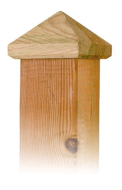 Intergard Paalornament paalkap voor tuinpaal hout 80mm