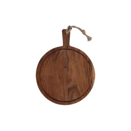 K-ook Pure Acacia Wood - Serveerplank rond - 35 cm - .
