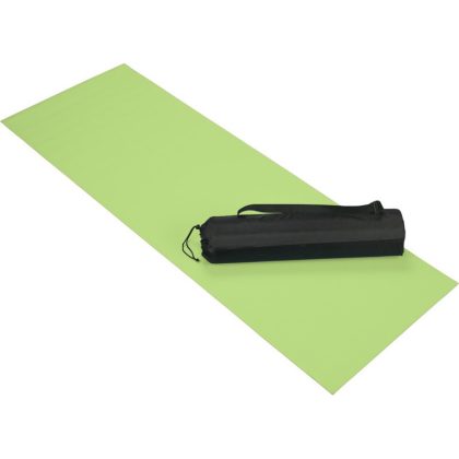 Merkloos Lime groene yoga/fitness mat 60 x 170 cm