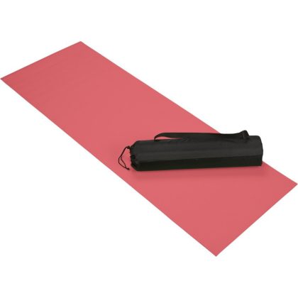 Merkloos Rode yoga/fitness mat 60 x 170 cm